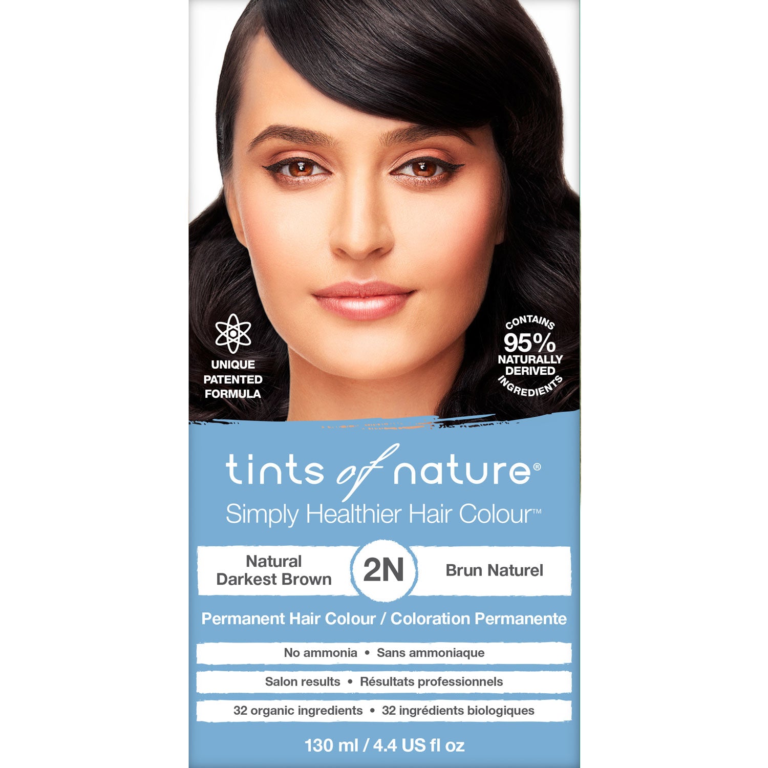 2N Natural Darkest Brown Permanent Hair Dye - Nature's Sunshine ...