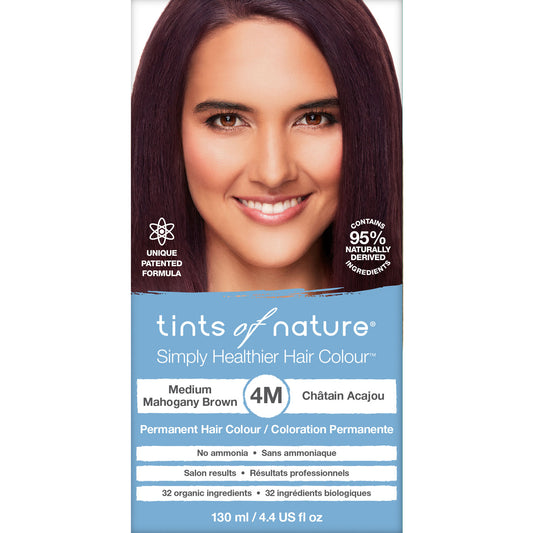 4M Medium Mahogany Brown Permanent Hair Dye