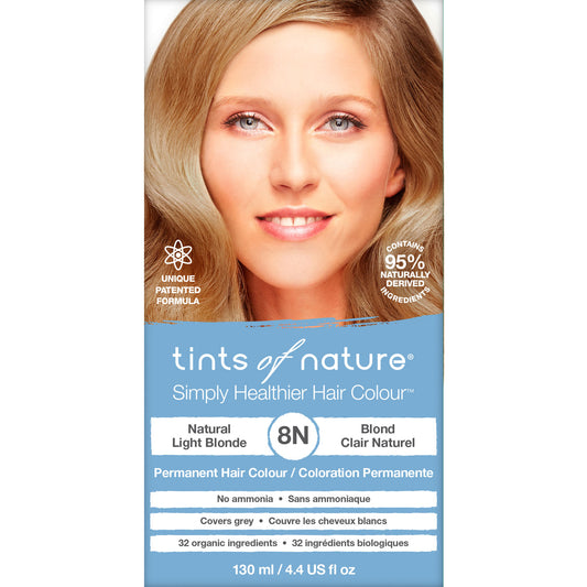 8N Natural Light Blonde Permanent Hair Dye