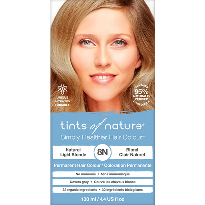 8N Natural Light Blonde Permanent Hair Dye