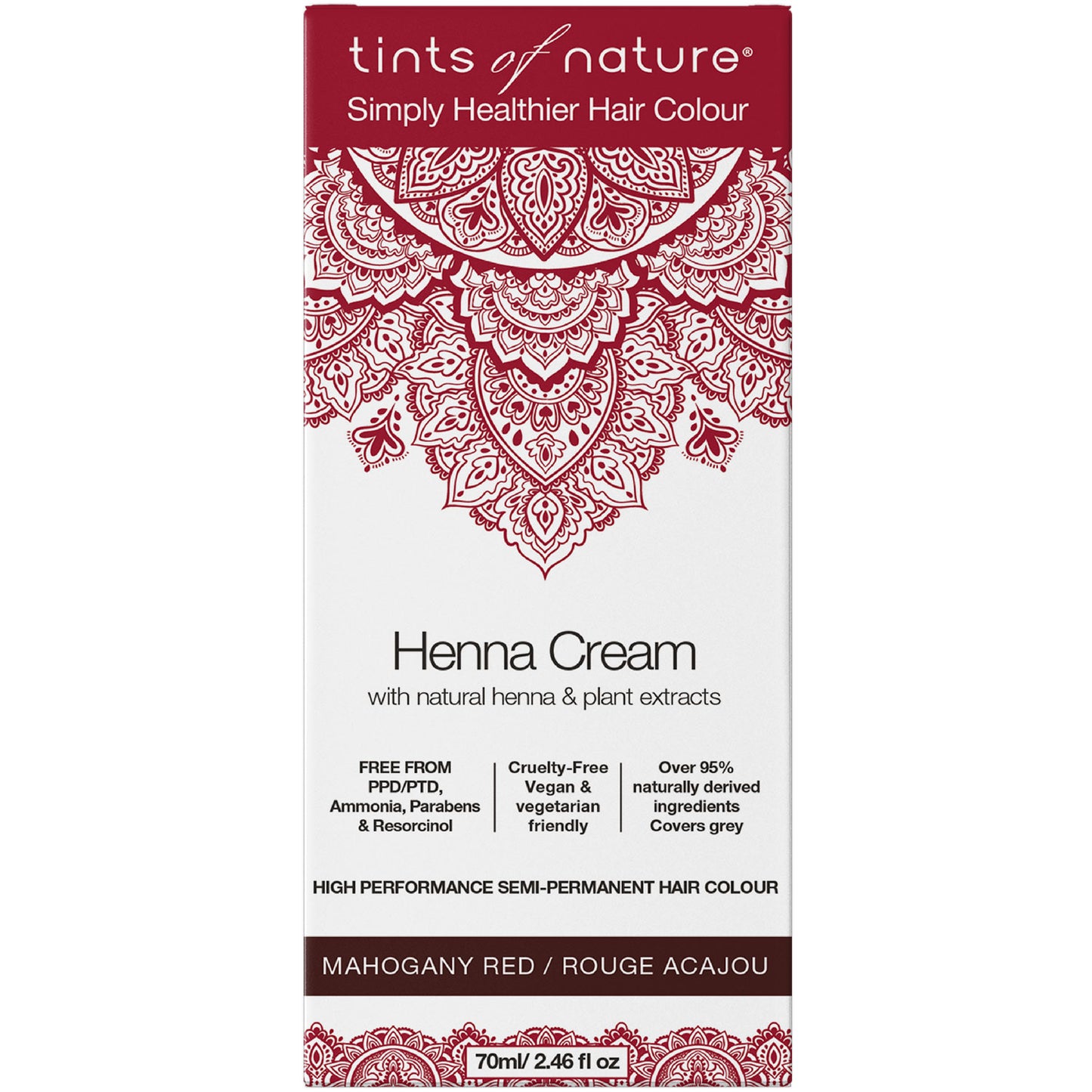 Henna Cream Mahogany Red